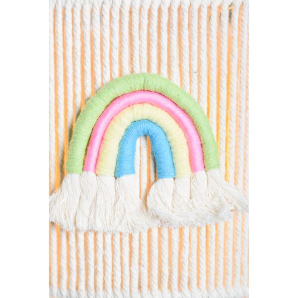 Handwoven Rainbow Nursery macrame