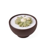 Decorative candles with flower pot design