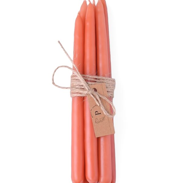 Orange decorative candles