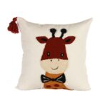 Handcrafted Whimsical Giraffe Kids Cushion