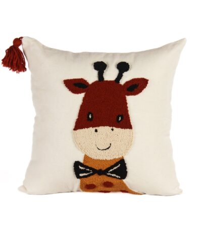 Handcrafted Whimsical Giraffe Kids Cushion