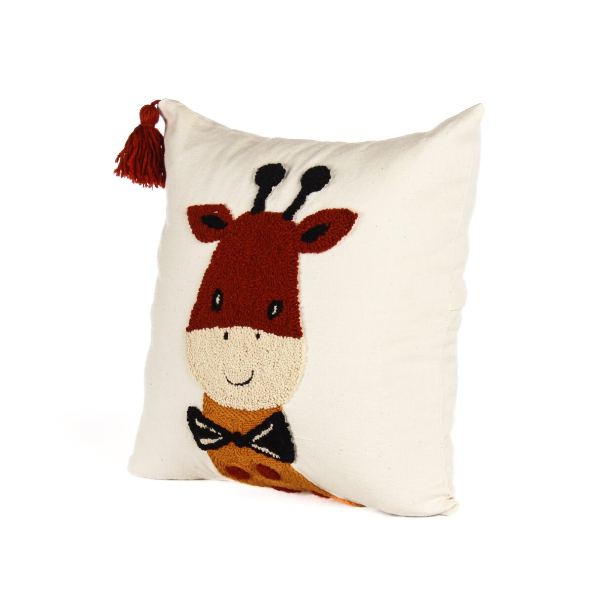 Handcrafted Whimsical Giraffe Kids Cushion