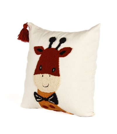 Handcrafted Whimsical Giraffe Kids Cushion