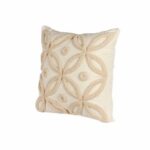 Elegance Bloom Handwoven Punch Needle Cushion