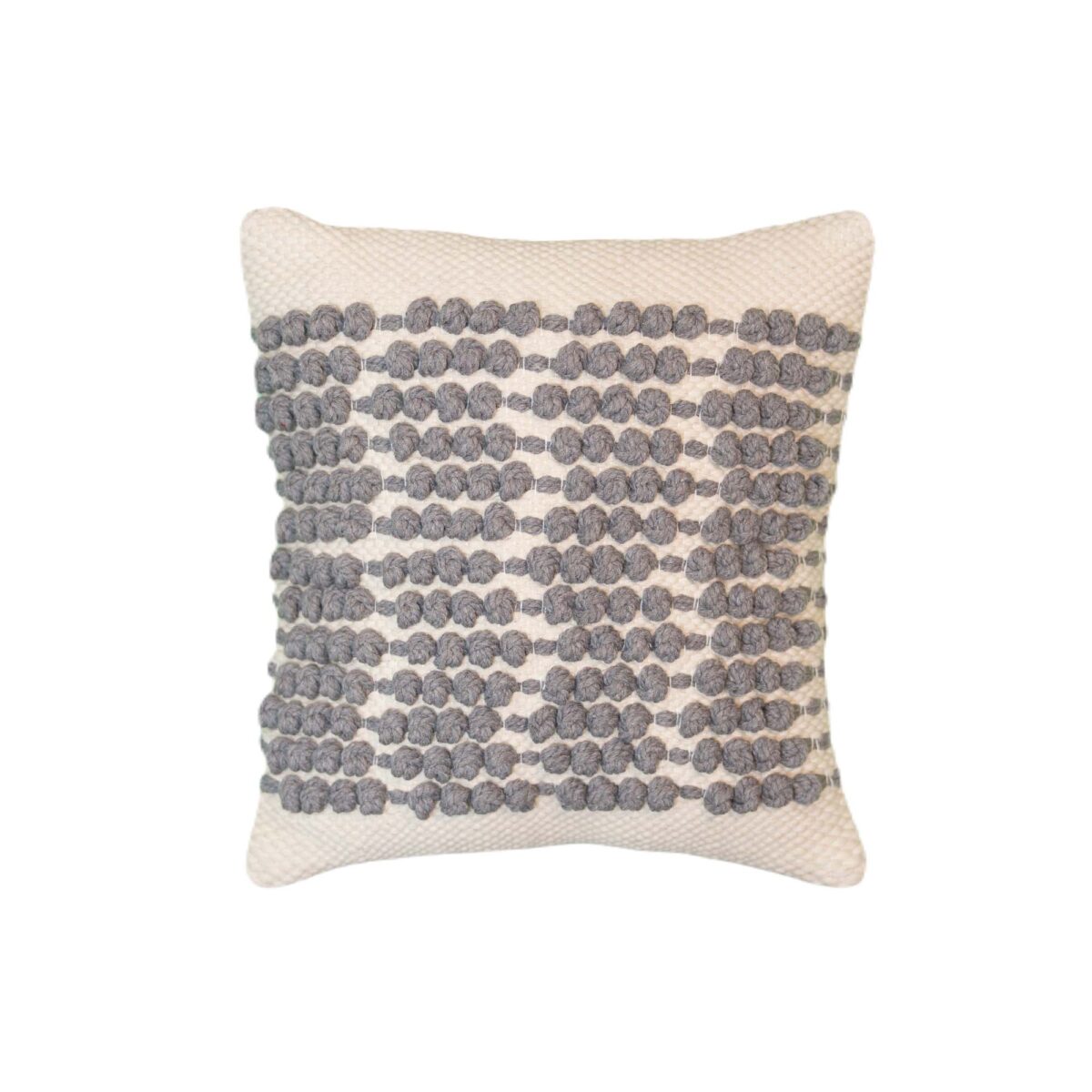 Pebble Knit Punch Needle Cushion Cover