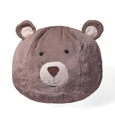 Pouf with bear design