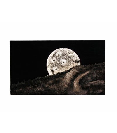 Moonlight Landscape 3D Wall-Artwork