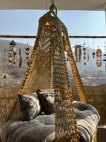 Deluxe Duo Macrame Hanging Chair-Strong Swing